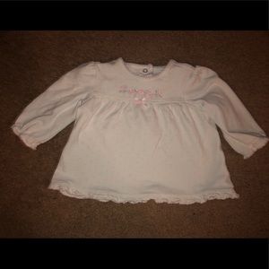 6-9 months casual un-buttoned baby girl’s top